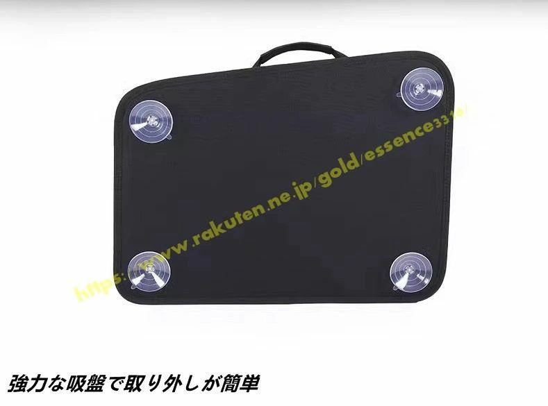 三菱 パジェロ v87 v93 v97用 トランクウィンドウ収納バッグオーガナイザー 収納整理 車内 小物入れ 右側 1個 FFCRYSTALESIA_COM