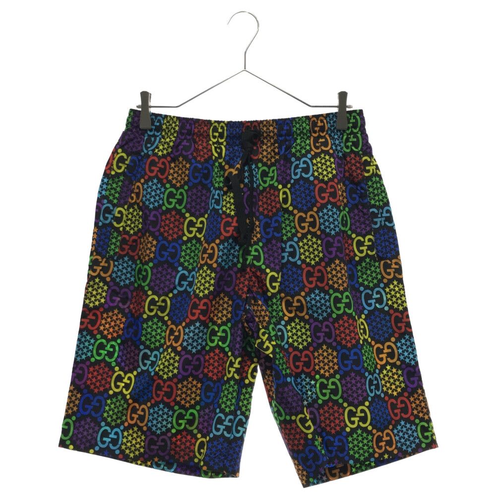 GUCCI (グッチ) Psychedelic GG Nylon Shorts GGサイケデリック 総柄