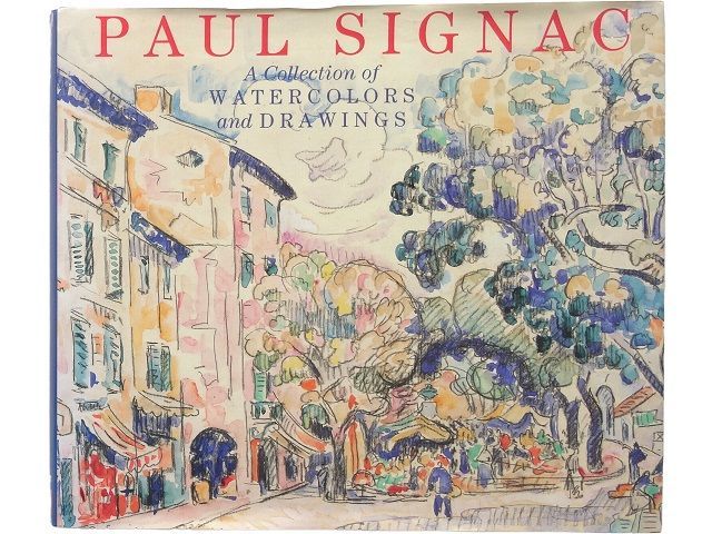 洋書ポール・シニャック画集 作品写真集 本 水彩画 デッサン ドローイング