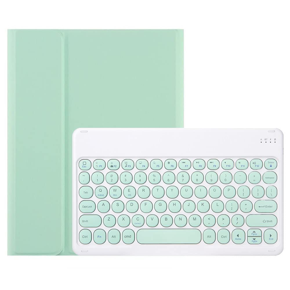 キーボード ケース キャンディー 2020 2018年型 アイパッド プロ11 キートップ iPad iPadPro 11 Pro Bluetooth 丸型キー カバー レディース ミント