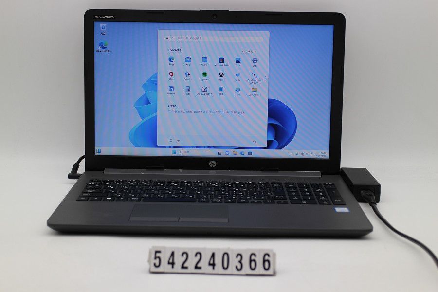 hp 250 G7 Core i5 8265U 1.6GHz/8GB/256GB(SSD)/Multi/15.6W/FWXGA(1366x768)/Win11 【542240366】
