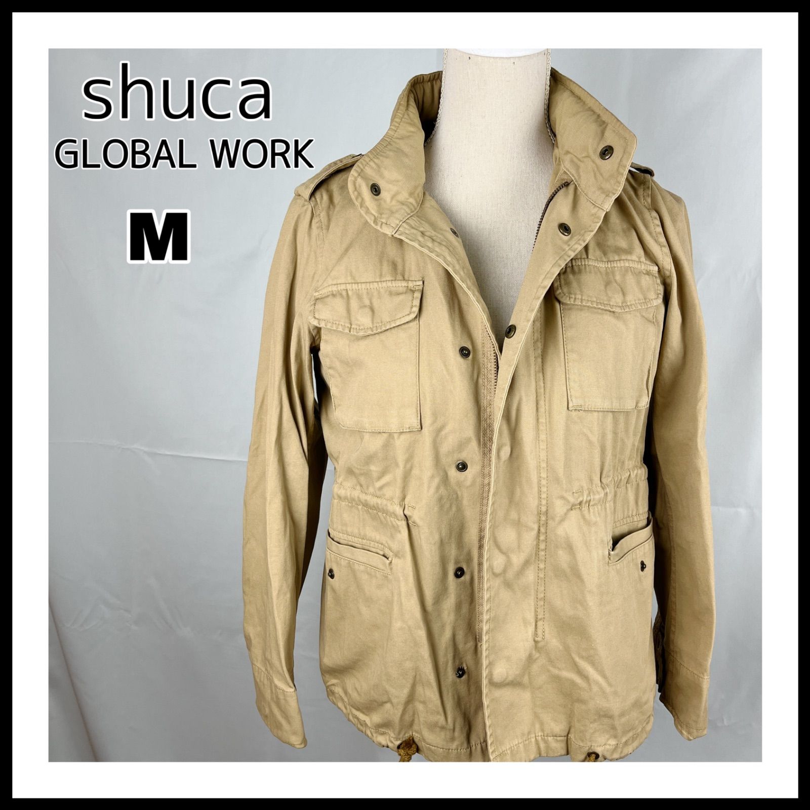 グローバルワークshucaミリタリージャケットMアウターGLOBALWORK