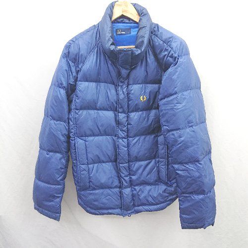 ◇ ⊇ FRED PERRY フレッドペリー 無地 長袖 ダウンジャケット ◇ ⊇ FRED PERRY フレッドペリー 無地 長袖 ダウンジャケット