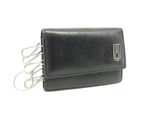 GUCCI グッチ 138066 レザー 6連 キーケース 鍵入れ メンズ ブラック系