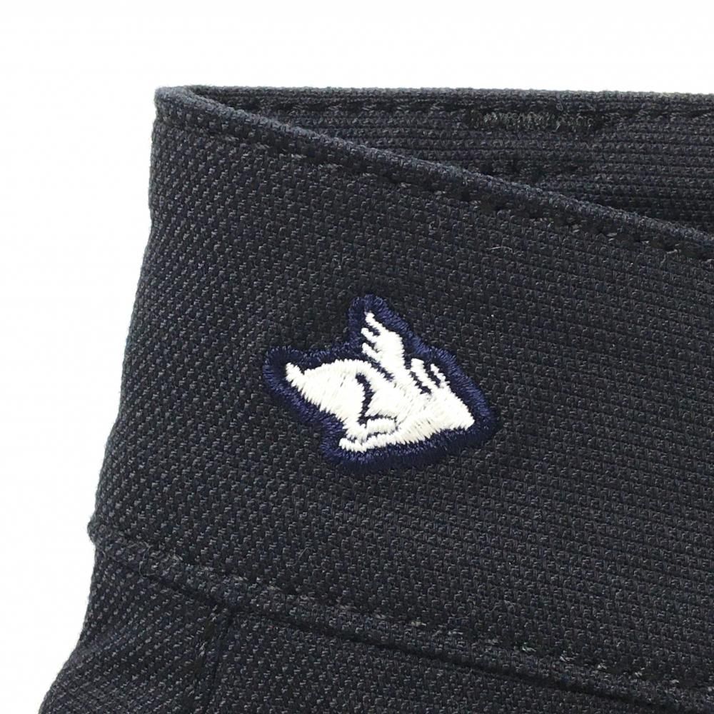 美品】パーリーゲイツ パンツ ネイビー ロゴ白 フライングラビット