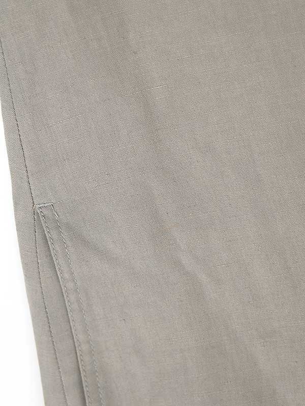 HERMES エルメス リネンウールイージースラックスパンツ グレー 38