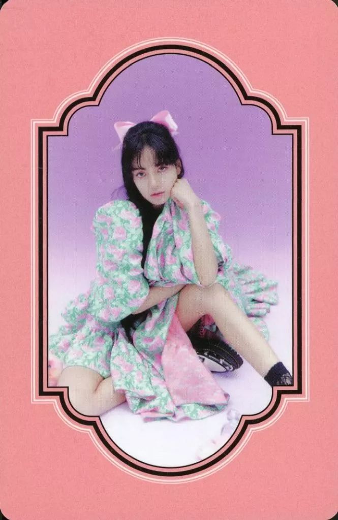 中古】コレクションカード(女性) BLACKPINK/リサ(LISA)/全身・裏面