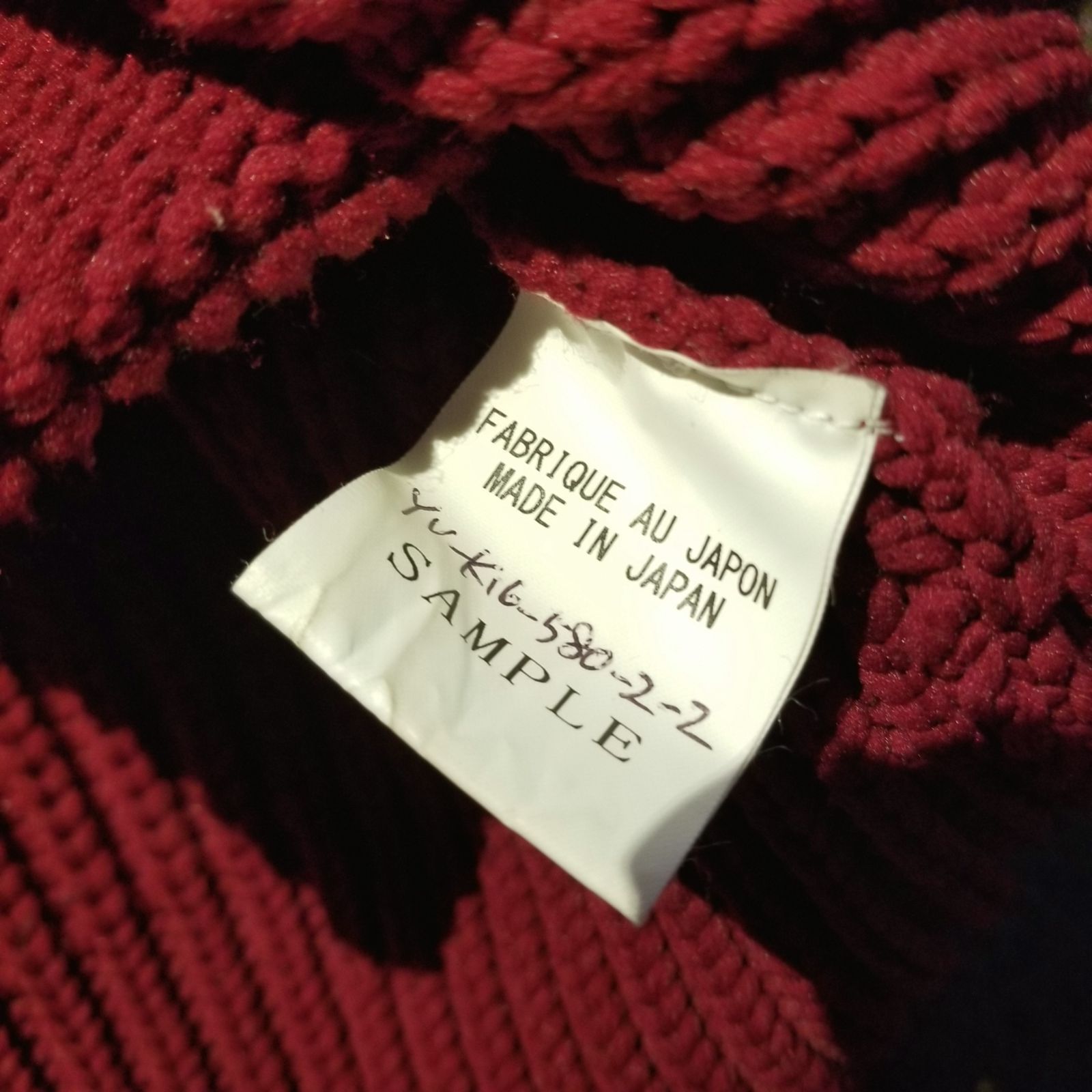 極美品　Y’s ワイズ　ヨウジヤマモト　ニット　サイズ2 Y's yohji yamamotoワイズヨウジヤマモト 変形アシンメトリー