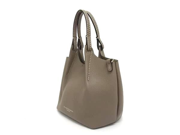 ■新品■未使用■ GIANNI CHIARINI ジャンニキャリーニ デュア XS レザー 2WAY ハンドバッグ ショルダー グレージュ系 FP5841