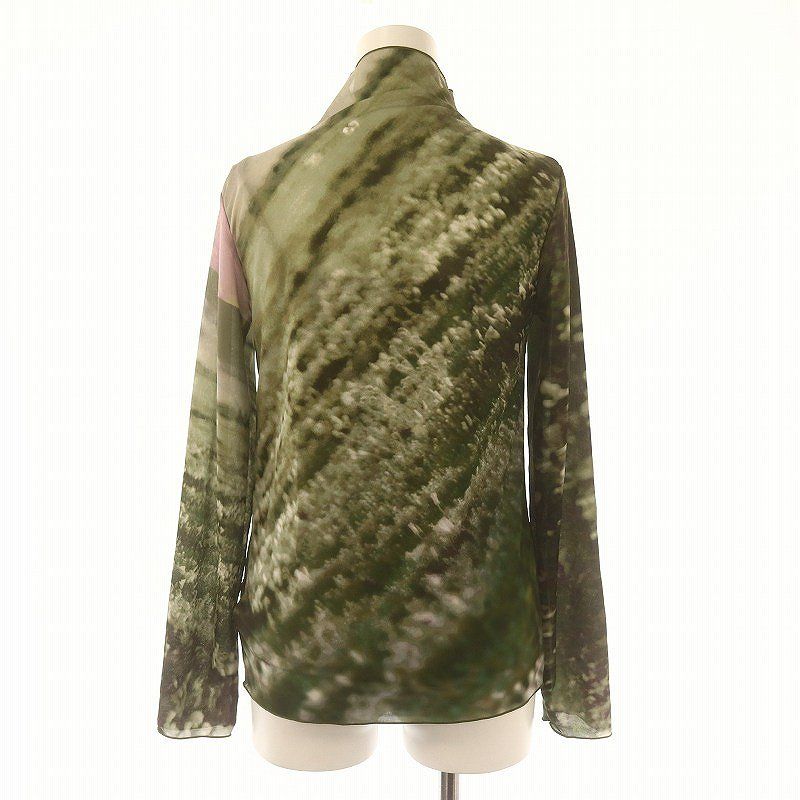 カットソー(長袖/七分) Ameri CAMILA SHEER CUT TOP Ameri（アメリ）の「CAMILA SHEER CUT TOP（Tシャツ/カットソー）」 - WEAR