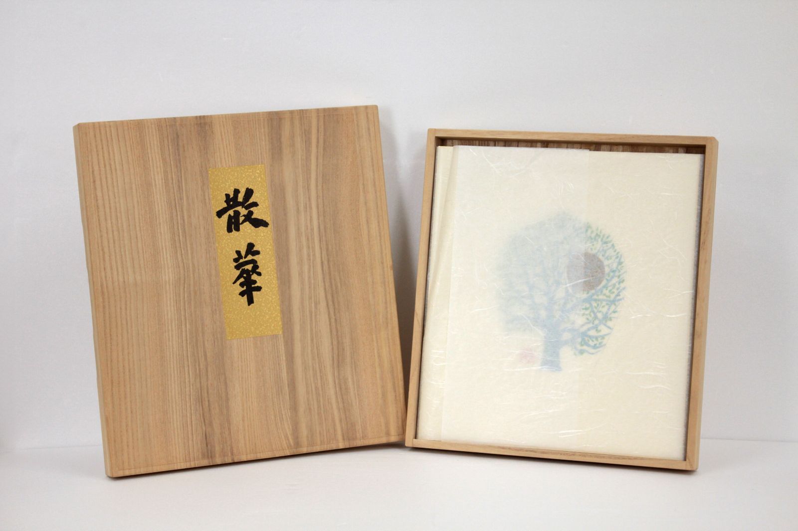 週末SALE‼️色紙「散華 持戒の組」版画 徳力富吉郎 薬師寺 揃7枚 複数作家 木版画『薬師寺散華 持戒の組 七葉一帙』【真作保証