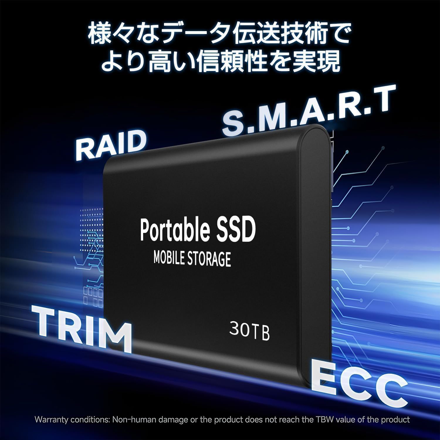 外付けSSD 高速転送　ポータブルSSD 30TB Amazon | SSD 外付け ssd 30TB【五年品質保証】Type-C 高速転送