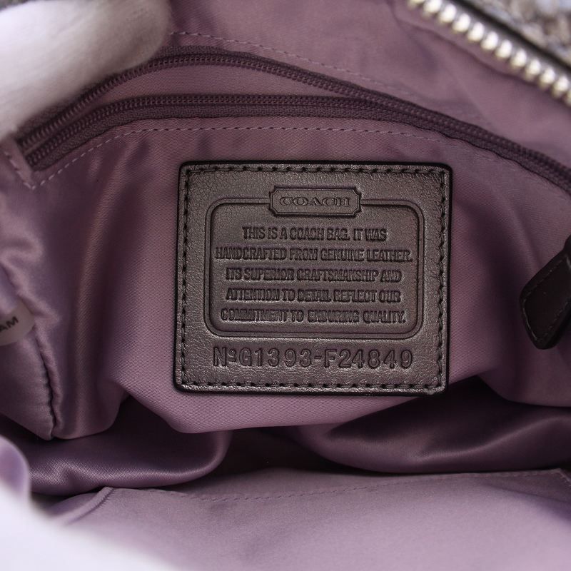 COACHショルダーバッグ COACH コーチ ショルダーバッグ オールレザー ブラック ロゴ型