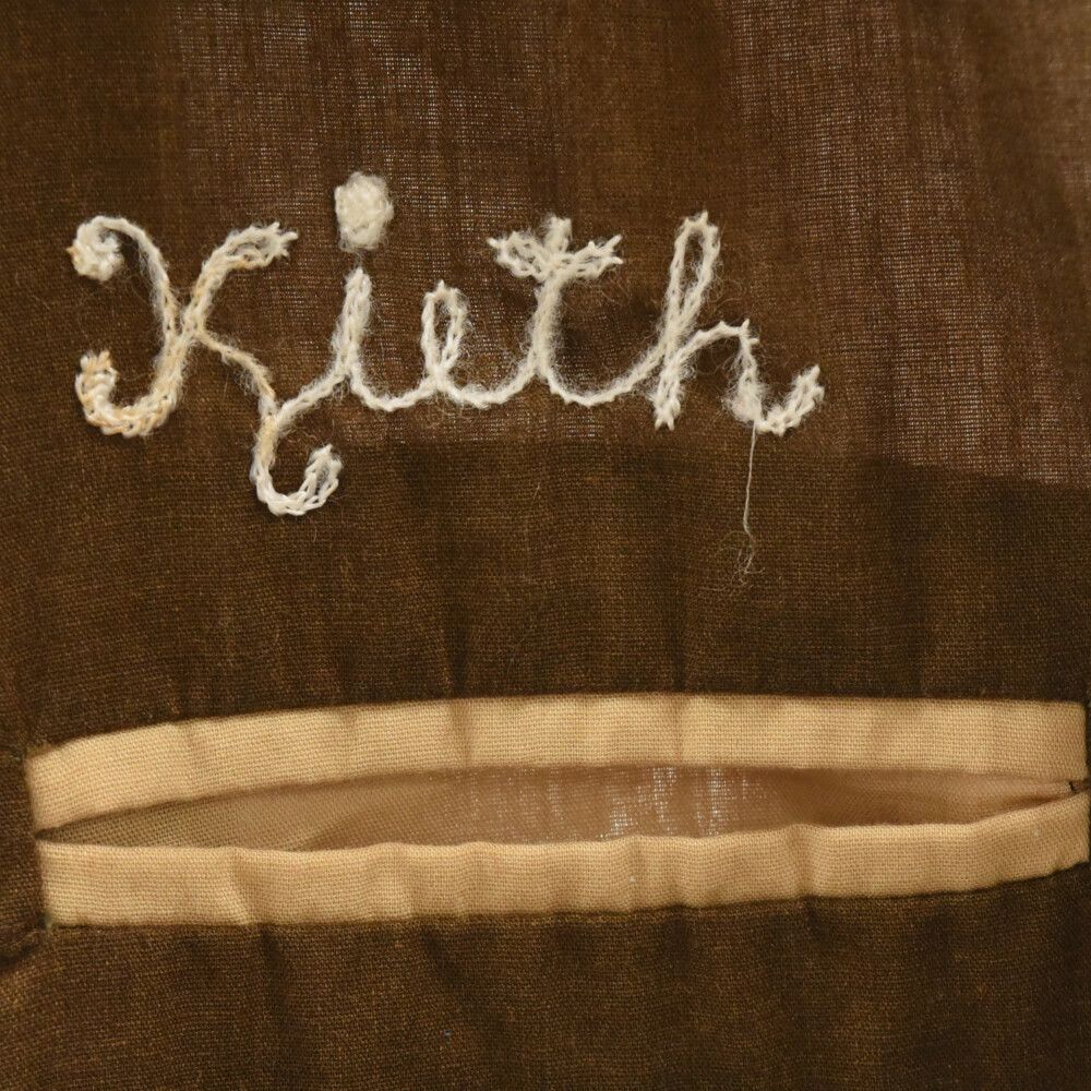 King Louie ボウリングシャツ M ブラウン　70s 100027090-1.jpg