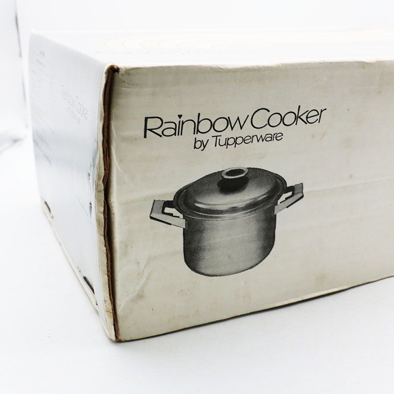 新品未開封 タッパーウェア レインボークッカー 21cm 寸胴鍋 MR7-02