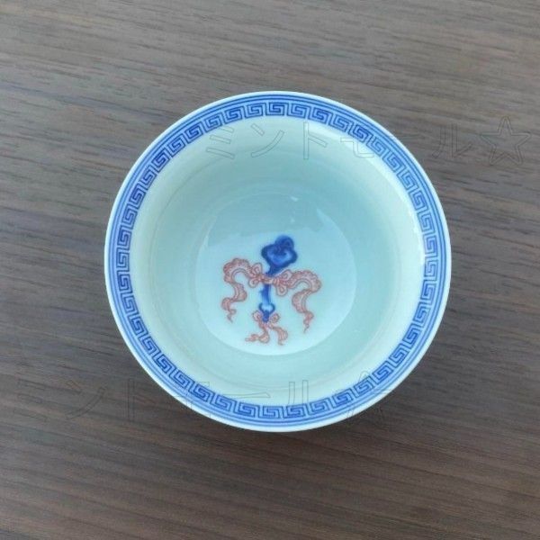 青花釉里紅祥龍三才蓋碗 中国茶器 景徳镇 蓋付き茶器 飲茶食器 煎茶具 未使用品 青花釉里紅祥龍三才蓋碗 中国茶器 景徳? 蓋付き茶器 飲茶食器
