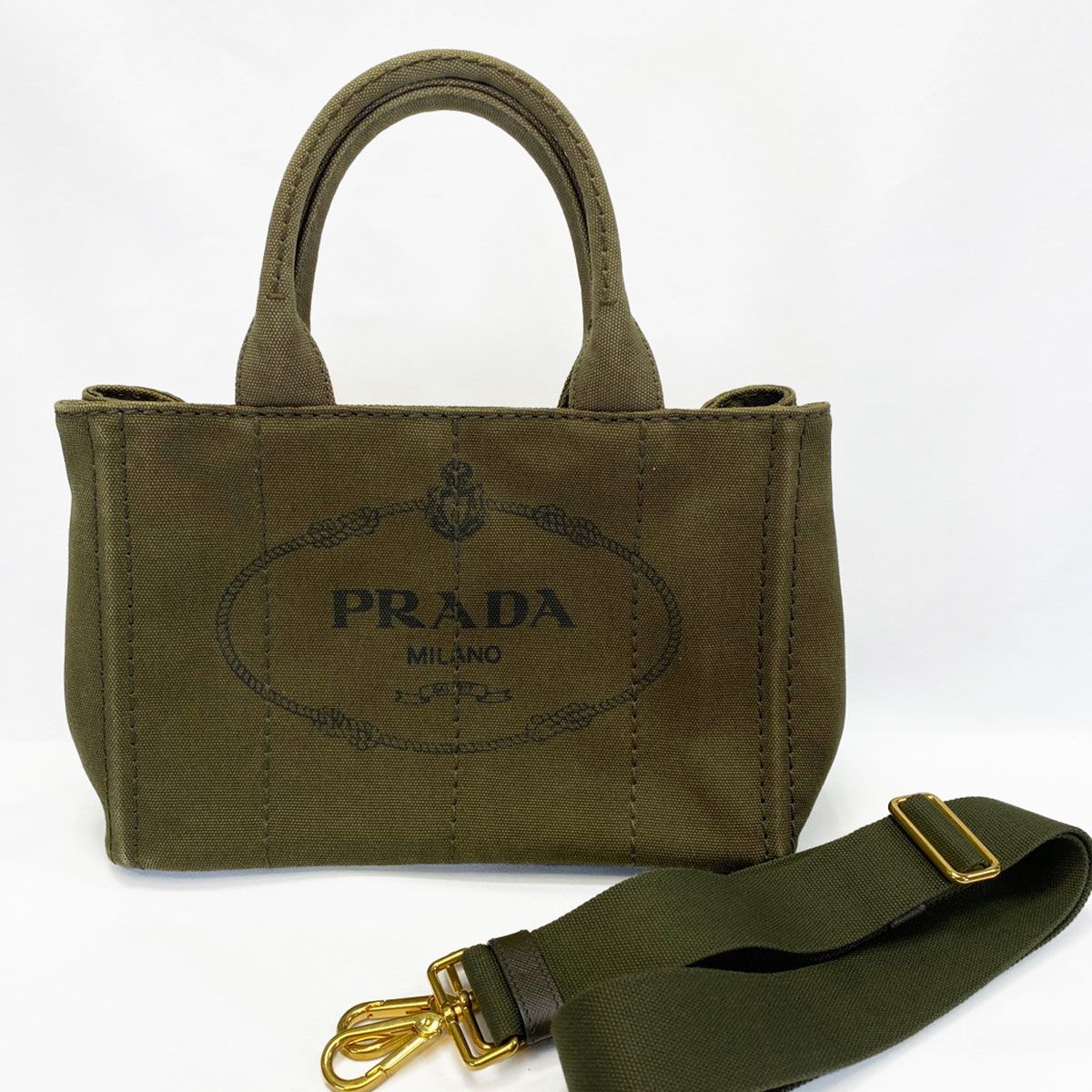 PRADA カナパ ミニ ロゴ ハンドバッグ ショルダーバッグ 9530 PRADA カナパ ミニ ロゴ ハンドバッグ ショルダーバッグ 2WAY