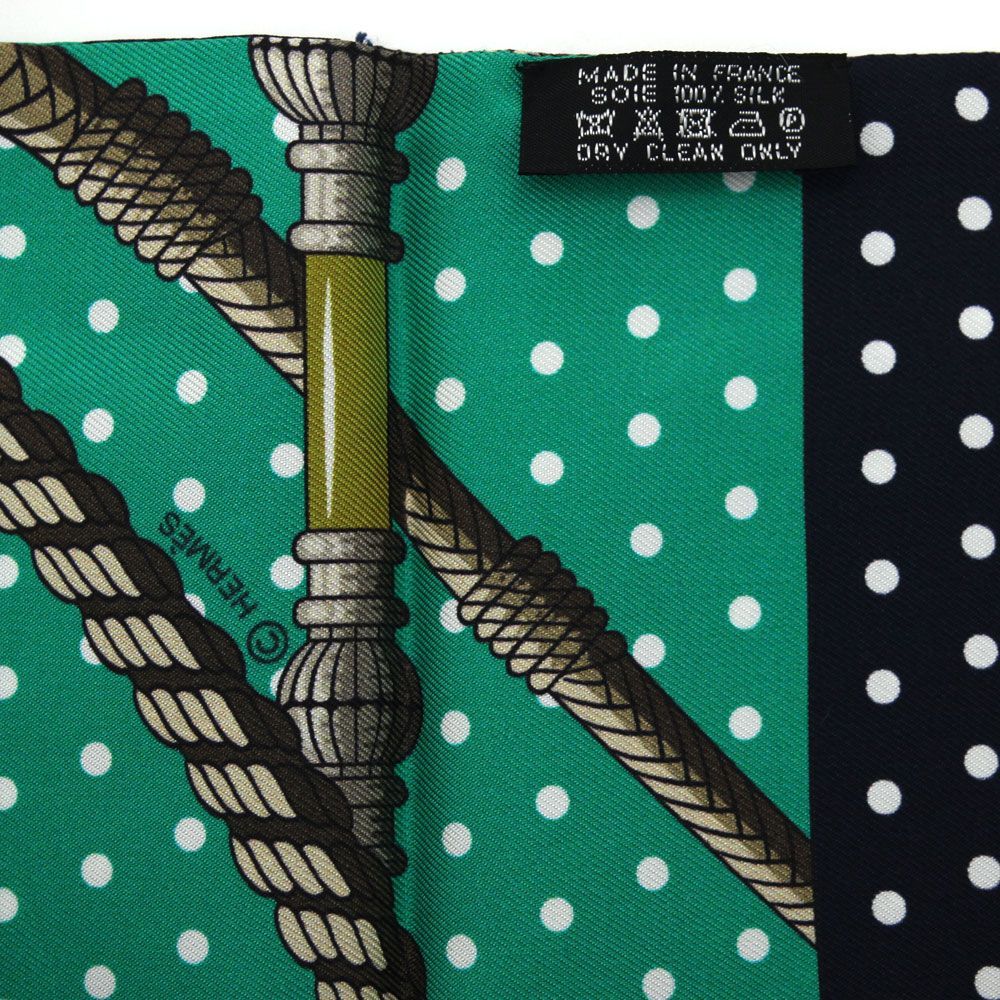 美品 HERMES Clic Clac Pois ツイリー スカーフ グリーン 最安 読み方 美品 HERMES グリーン スカーフ ツイリー Pois Clac