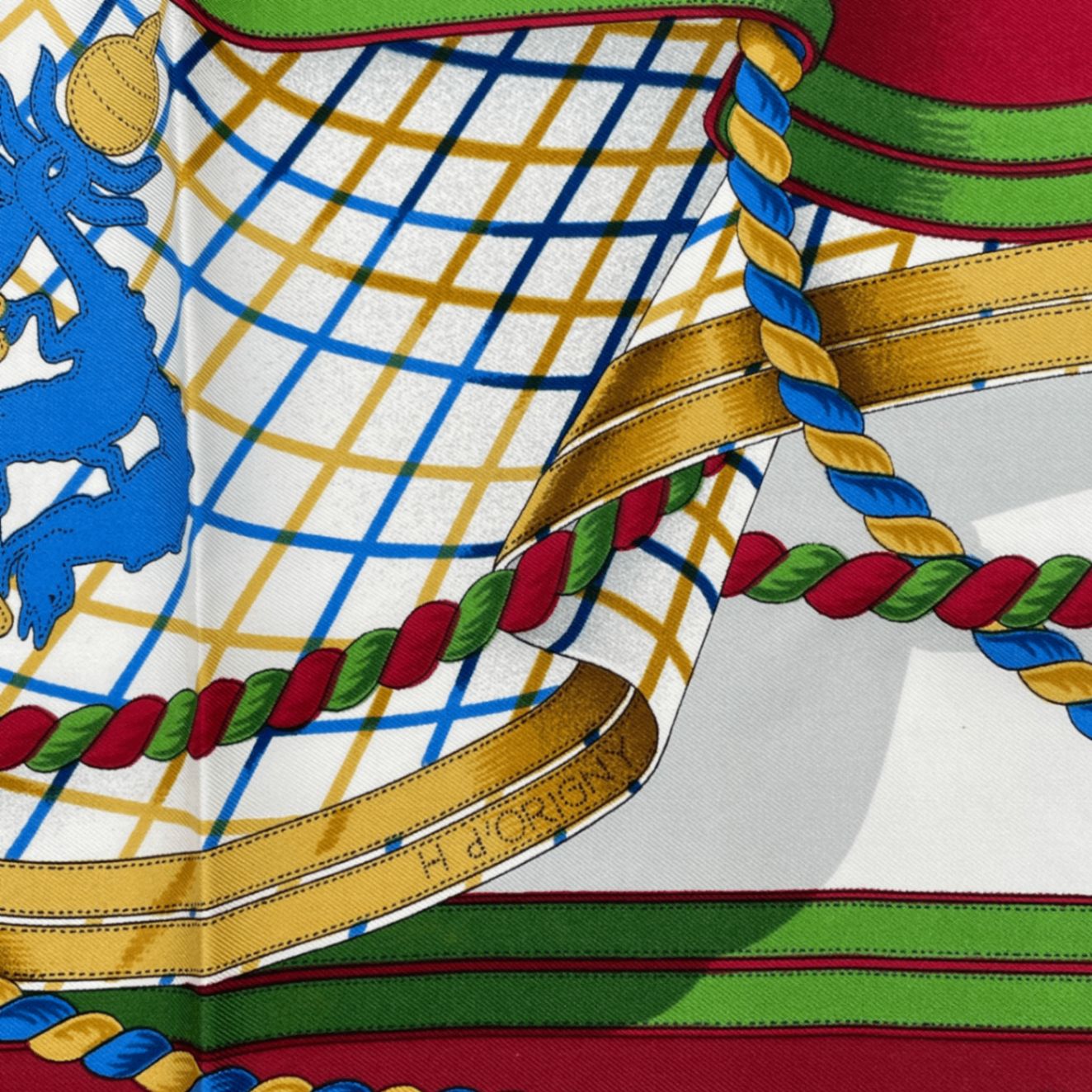 極美品 HERMES エルメス カレ90 GRANDE TENUE 馬の礼装 マルチカラー