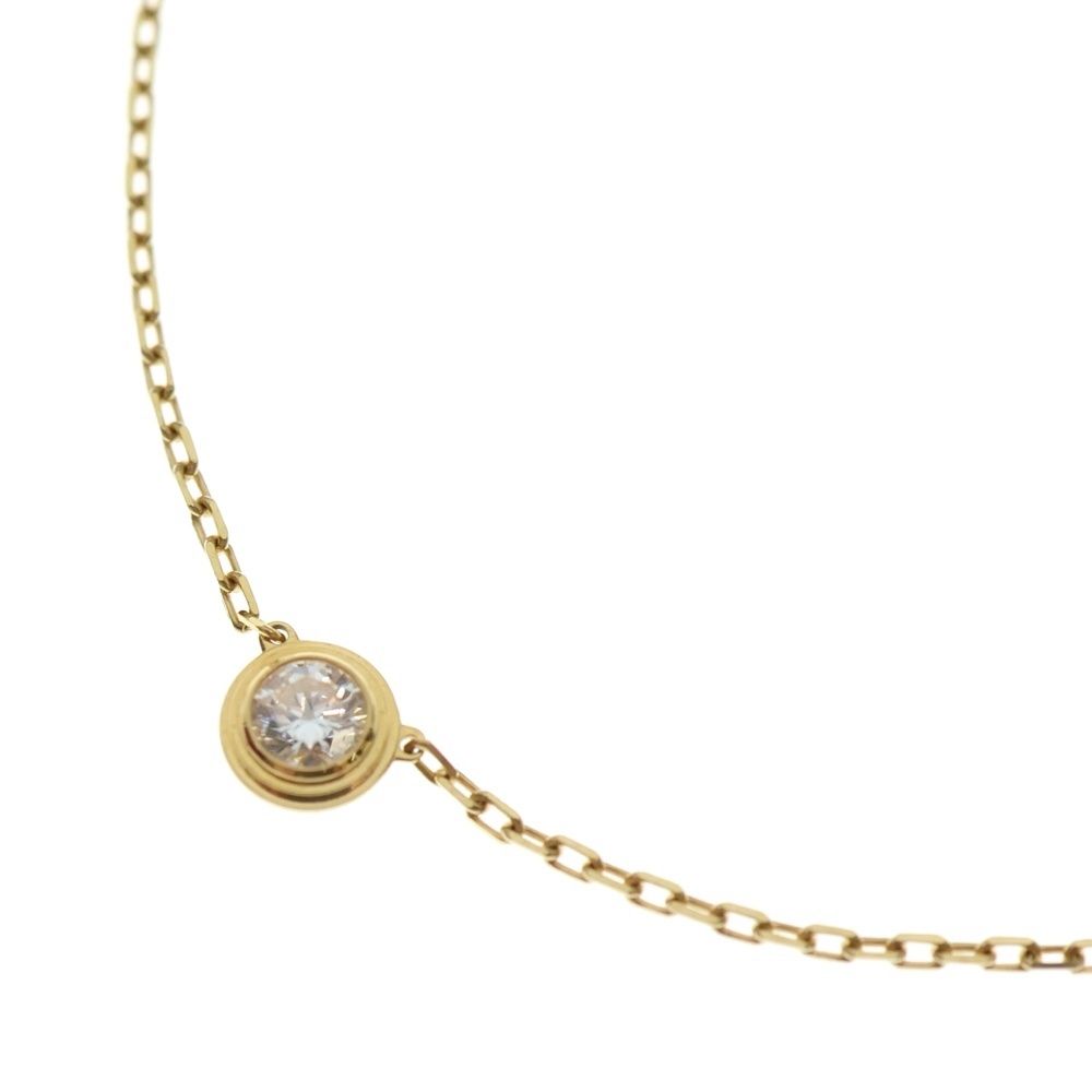 Cartier カルティエ 18KYG d Amour LM ダムール ダイヤモンドネックレス イエローゴールド レディース