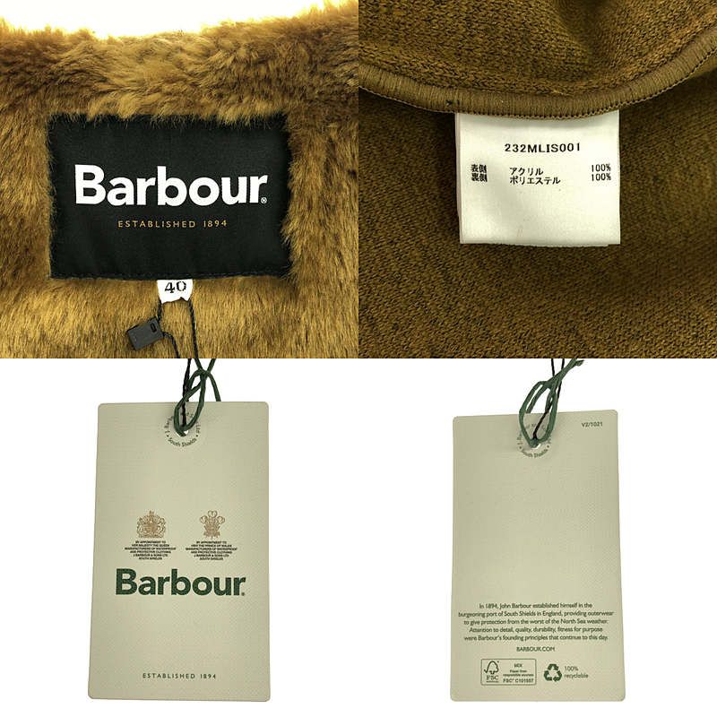 美品】 Barbour / バブアー | 2023AW | フロントジップ ファー 