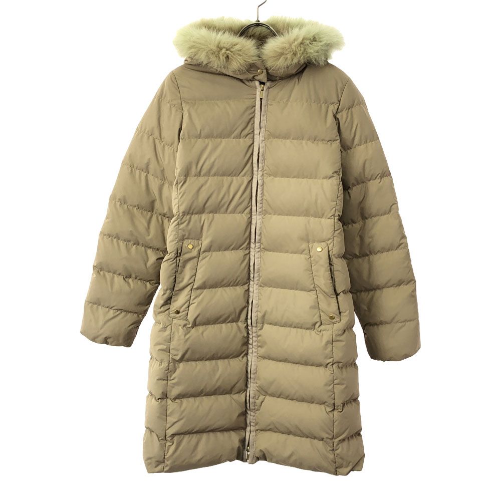 未使用級 green label relaxing ダウンコート 送料無料 green label relaxing⁄ファー付きダウンコート⁄110cm green 公式通販