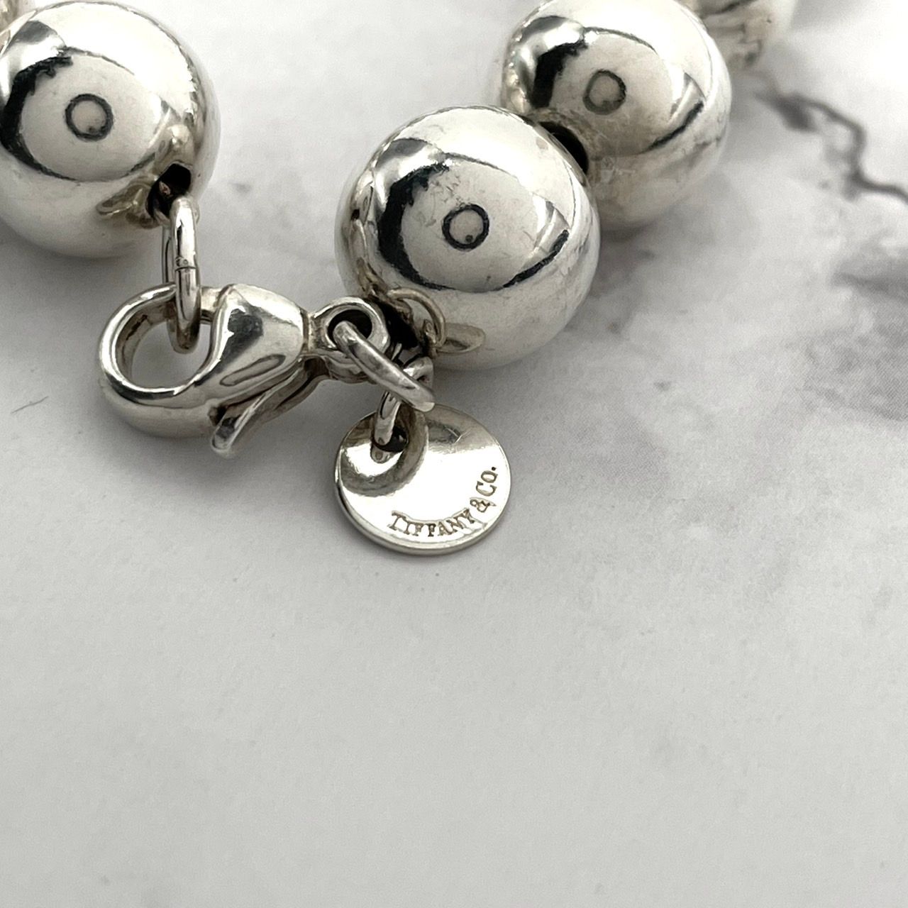 美品 Tiffany & Co. ブレスレット ハードウェア ボール シルバー925 