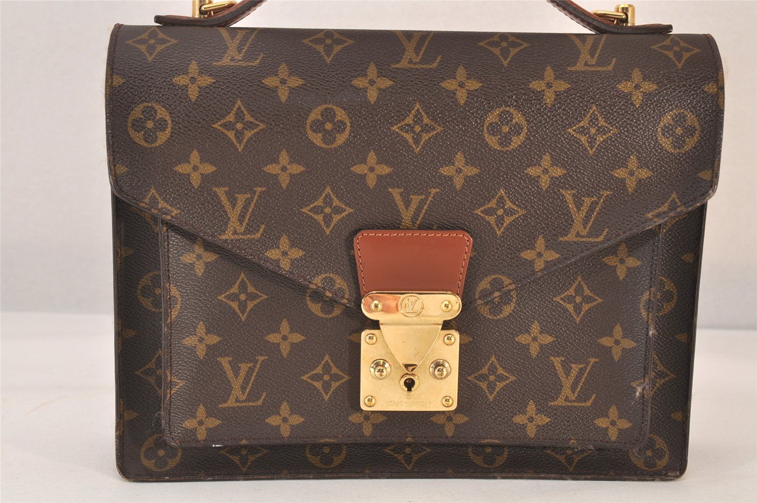 正規品 ルイヴィトン モンソー モノグラム ショルダーバッグ ビジネス