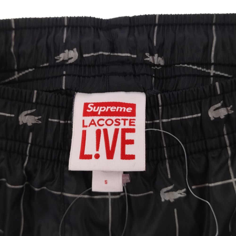 SUPREME (シュプリーム) 18SS ×LACOSTE Reflective Grid Nylon Track