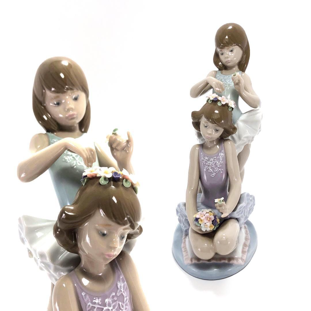 訳あり 売り切り LLADRO リヤドロ 初めてのバレエ 5714 陶器 マルチカラー