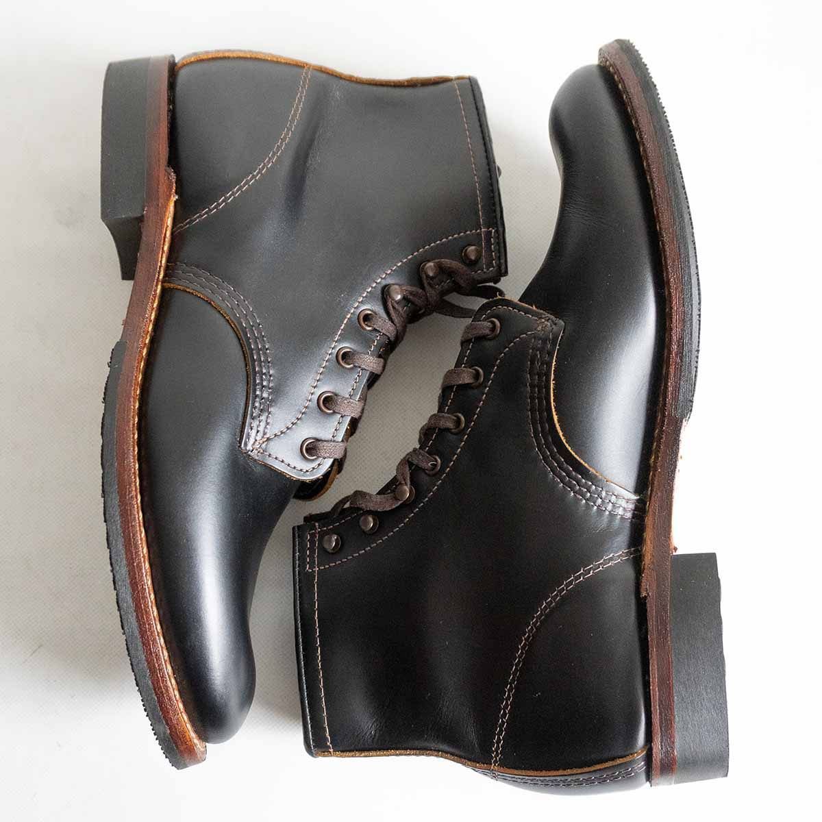美品】REDWING【9060/BECKMAN FLAT BOX】US8.5D ブラック ベックマン