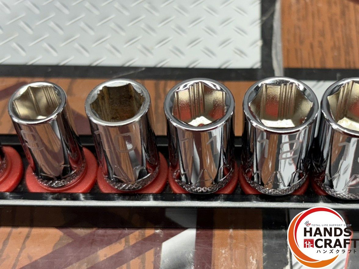 〇マックツールズ MACTOOLS M65MMRPT〜M615MMRPT 1|4 ノンスリップソケット 12点セット HRDEVELOPMENT_JP