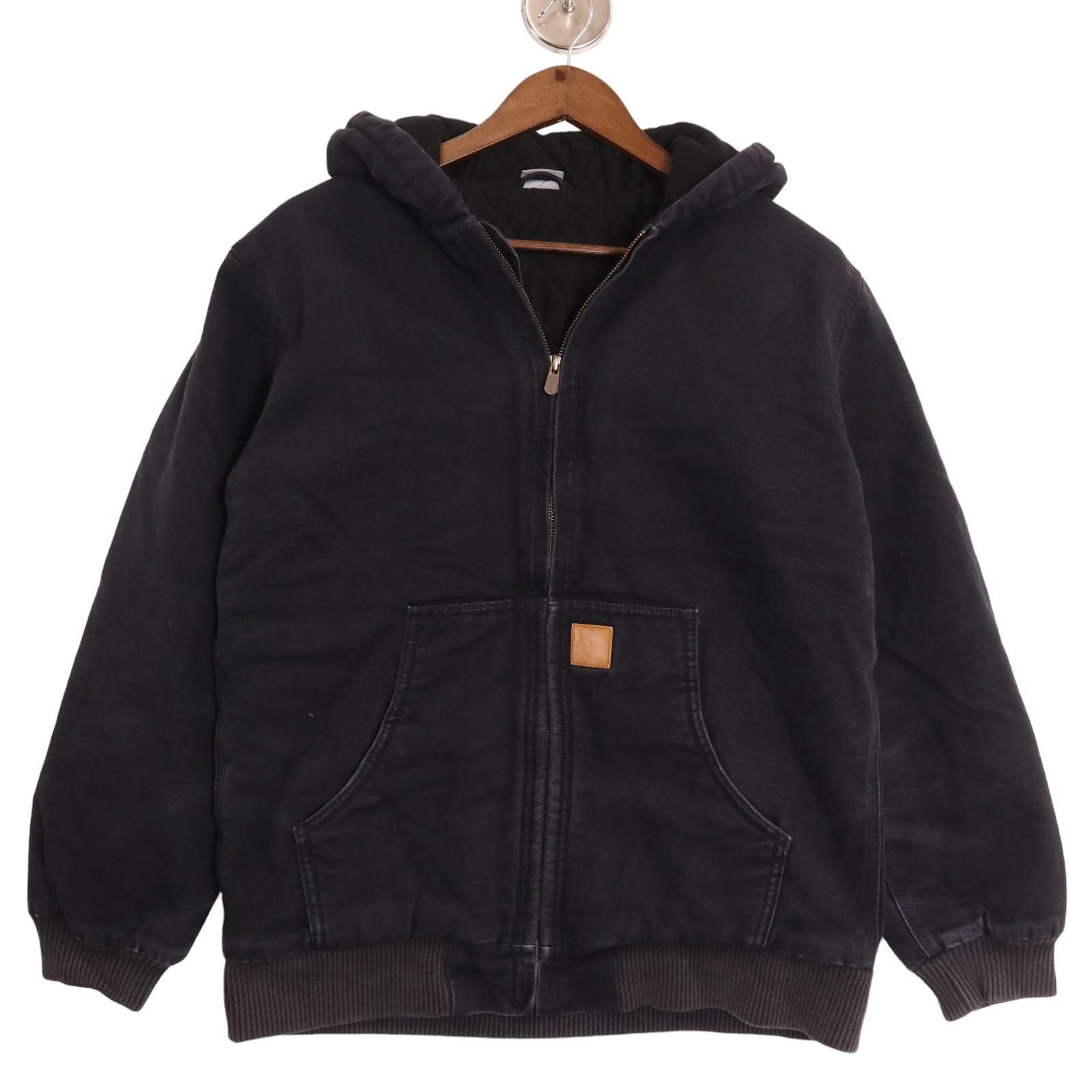 00年代 Carhartt カーハート アクティブジャケット ワーク ブラック (ユース XL) 中古 古着 A0794 - メルカリ