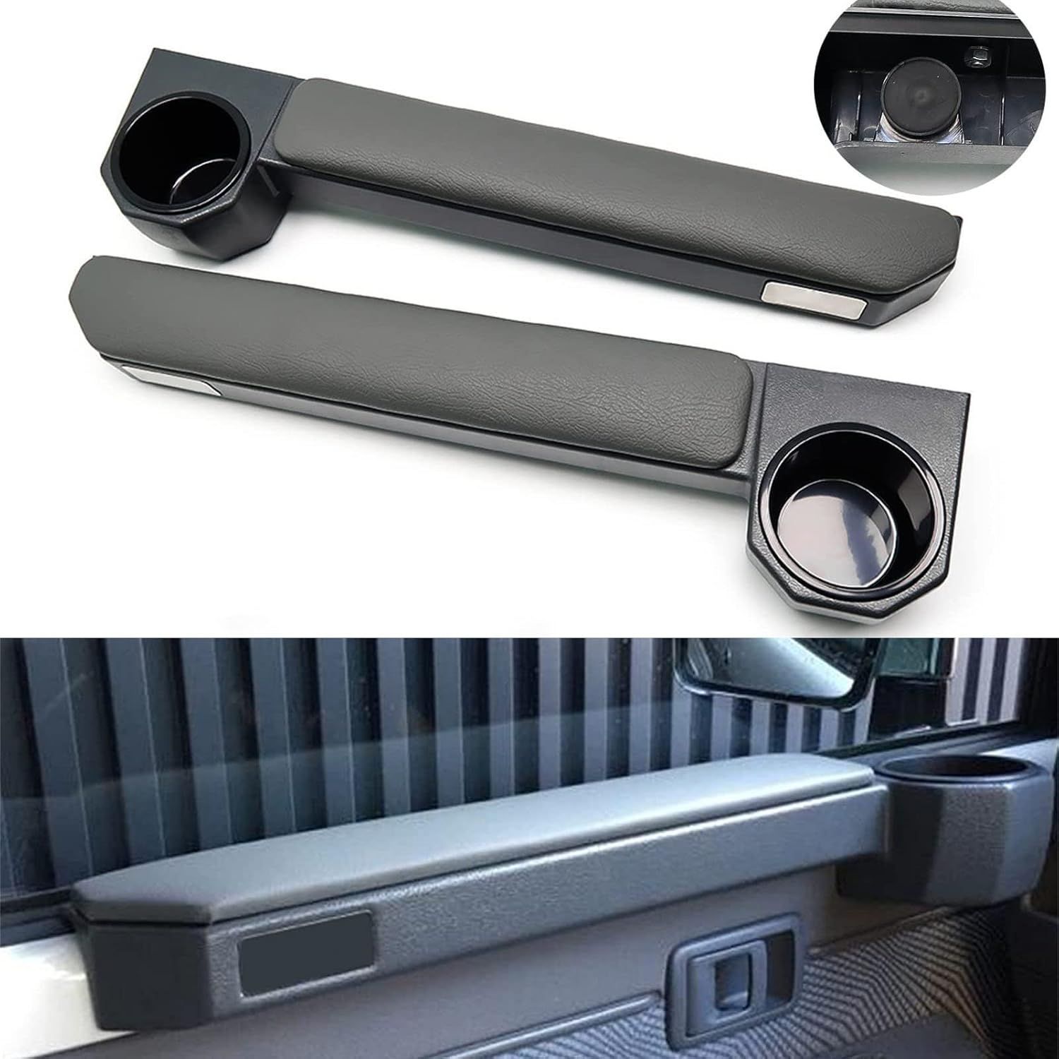 ランドクルーザー70 80系用 ドアカップホルダー 2個セットMHK560 WP 登場1015