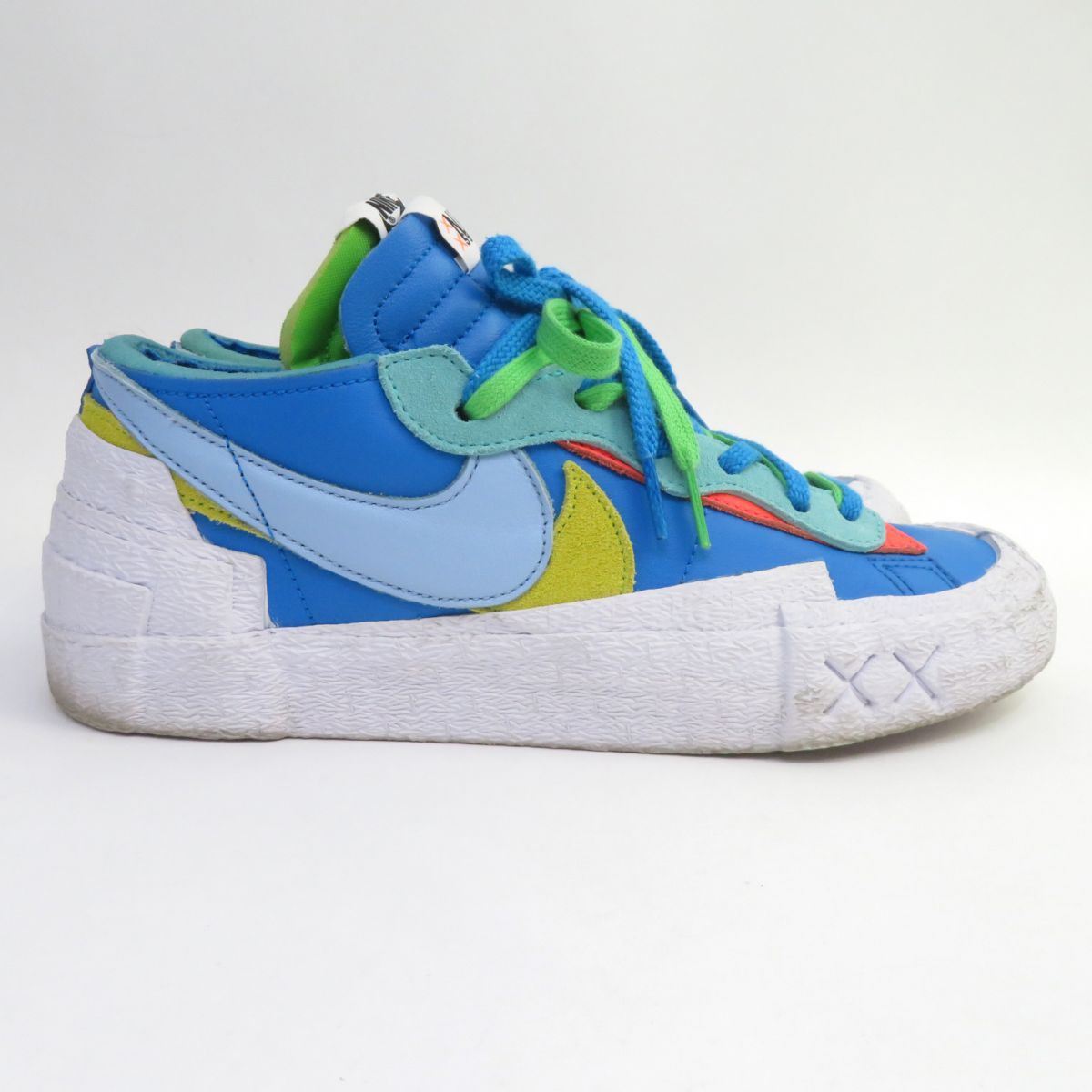 KAWS × sacai × NIKE カウズ サカイ ナイキ BLAZER LOW ブレーザー ロー DM7901-400 US9/27cm 箱有  ※中古