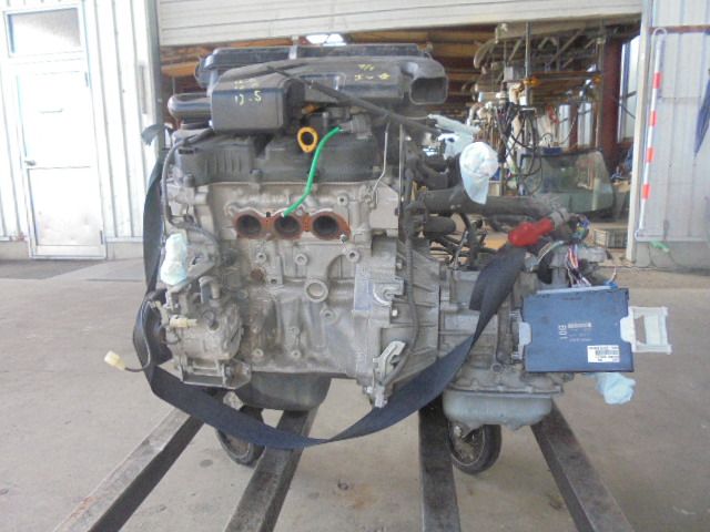 3FJ5606 BI3 ダイハツ エッセ L235S エンジン本体 ミッションセット エンジンコンピューター付 A267565KF