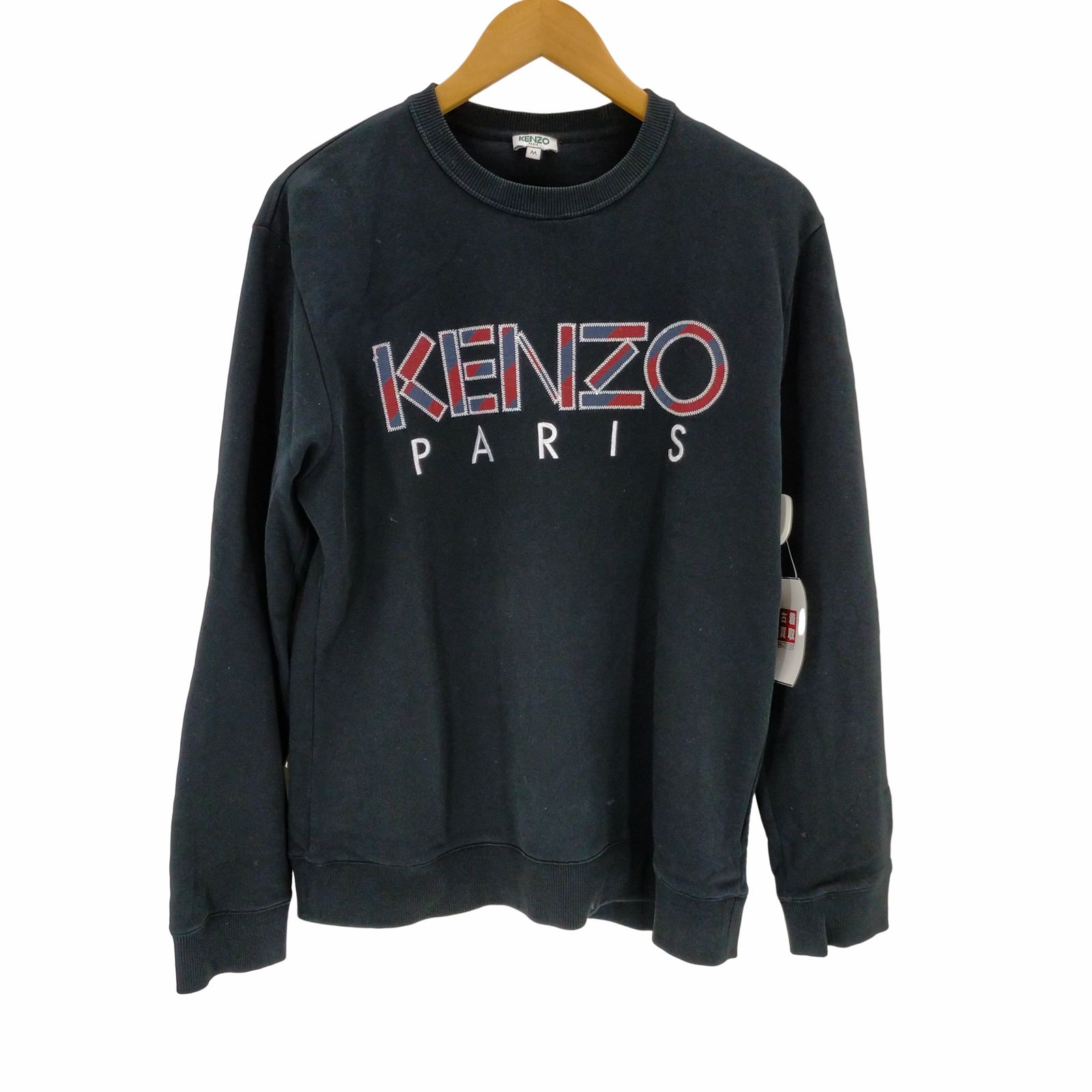 ケンゾー KENZO フロントロゴ刺繍 クルーネックスウェット メンズ JPN：M 