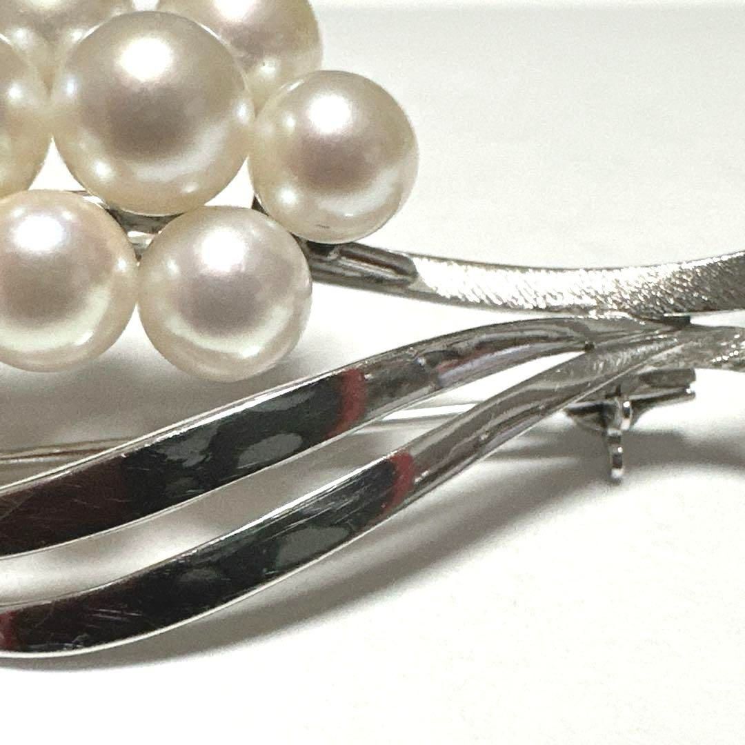 ミキモト MIKIMOTO ブローチ SV パール約5.7-6.8mm(13P) - メルカリ