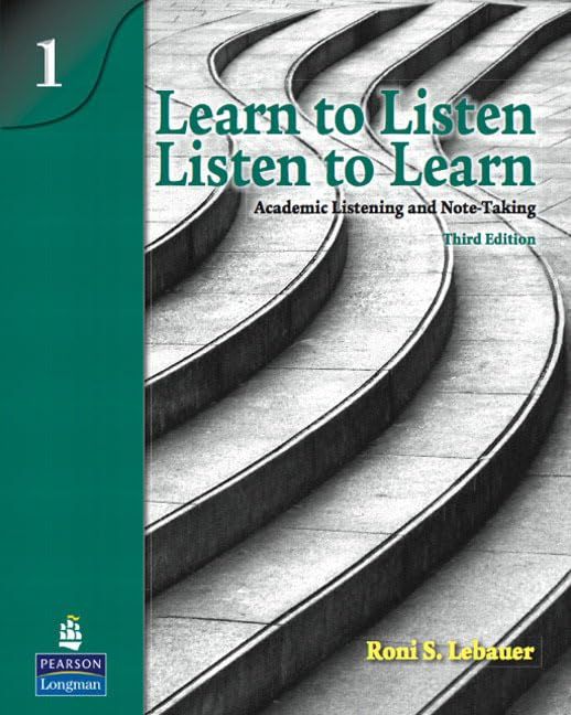 LEARN TO LISTEN LISTEN TO LEARN LEVEL 1 (3E) SB (Learn to Li