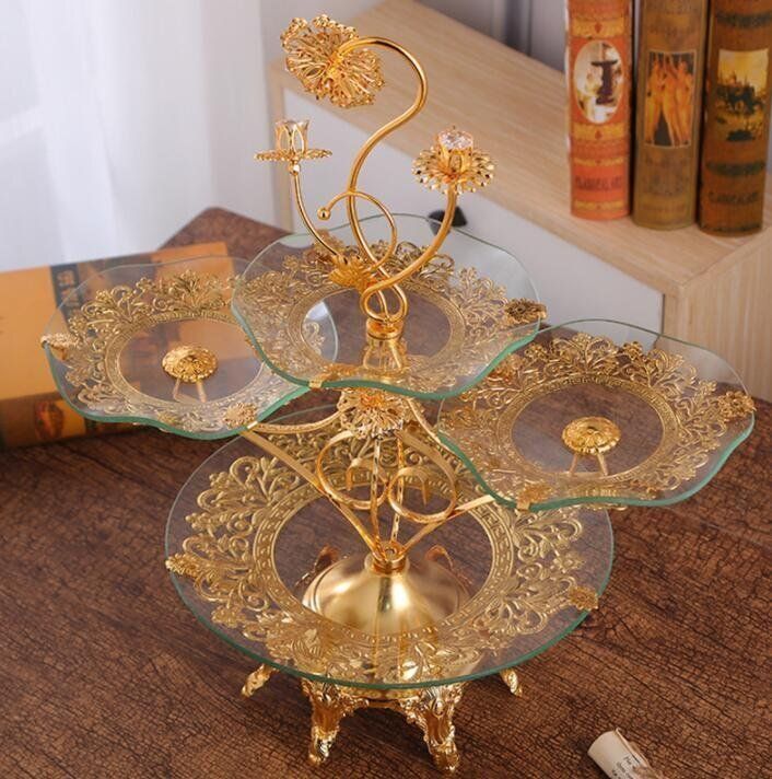 食器 ケーキスタンドプレート 4段セット プレート アフタヌーンティー フルーツ トレー 皿