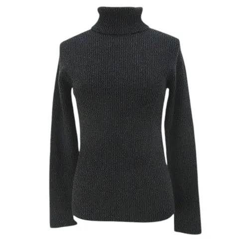 LUYUAN ROSE （L） カシミヤ100%タートルニットセーター グレー 2025年