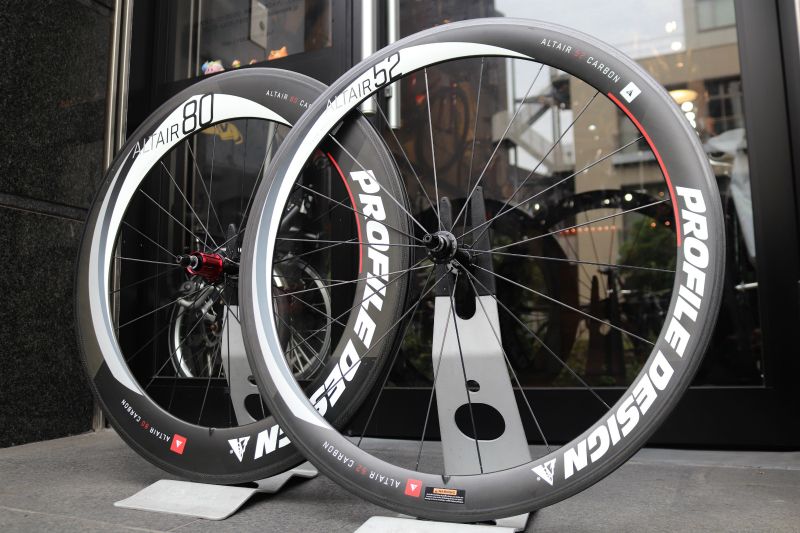 PROFILE DESIGN ALTAIR プロファイルデザインカーボンホイール PROFILE DESIGN 「プロファイルデザイン」 ALTAIR 52 CARBON シマノ8