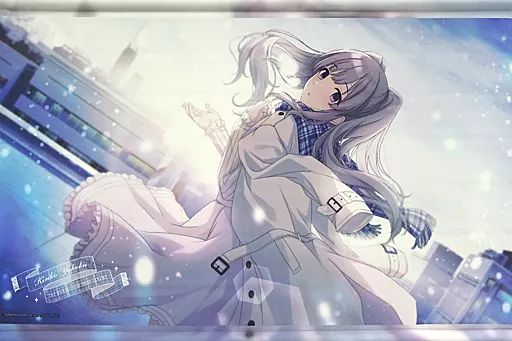 アイドルマスターシャイニーカラーズ　幽谷霧子　白・白・白・祈　B2　タペストリー 白・白・白・祈 】 幽谷霧子 横型B2タペストリー [アイドル