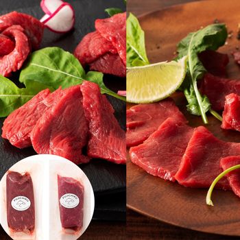 ふじ馬刺し ヒレ ロース赤身セット