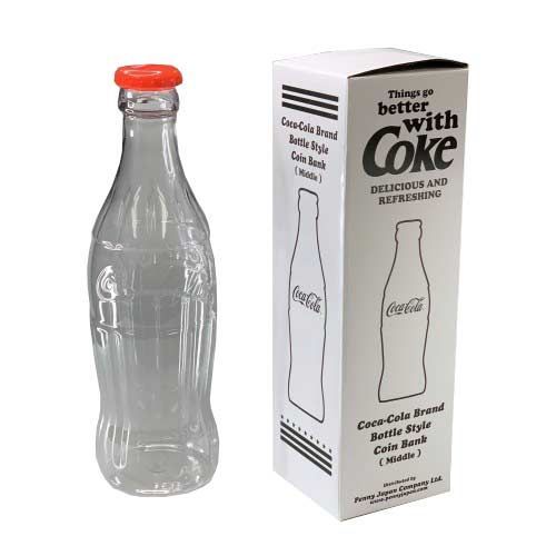 コカコーラ ミドルボトル コインバンク 貯金箱 Coca-Cola