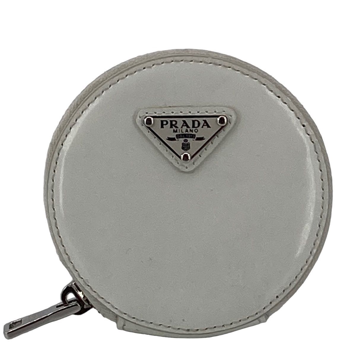 中古】 PRADA プラダ ラウンドミニポーチ レディースコインケース