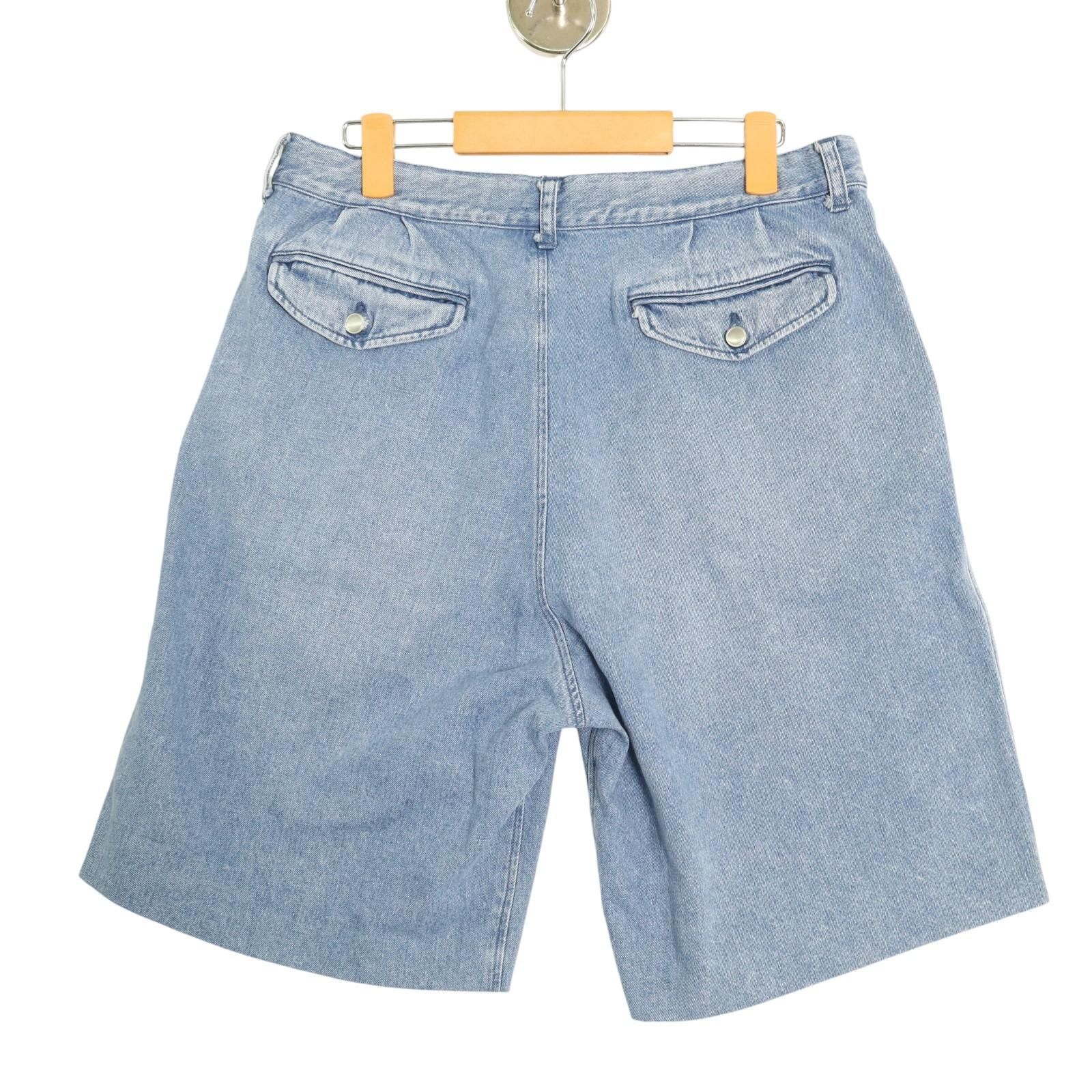 TANAKA / THE KHAKI SHORTS タナカ 2タック入り デニム ショーツ 