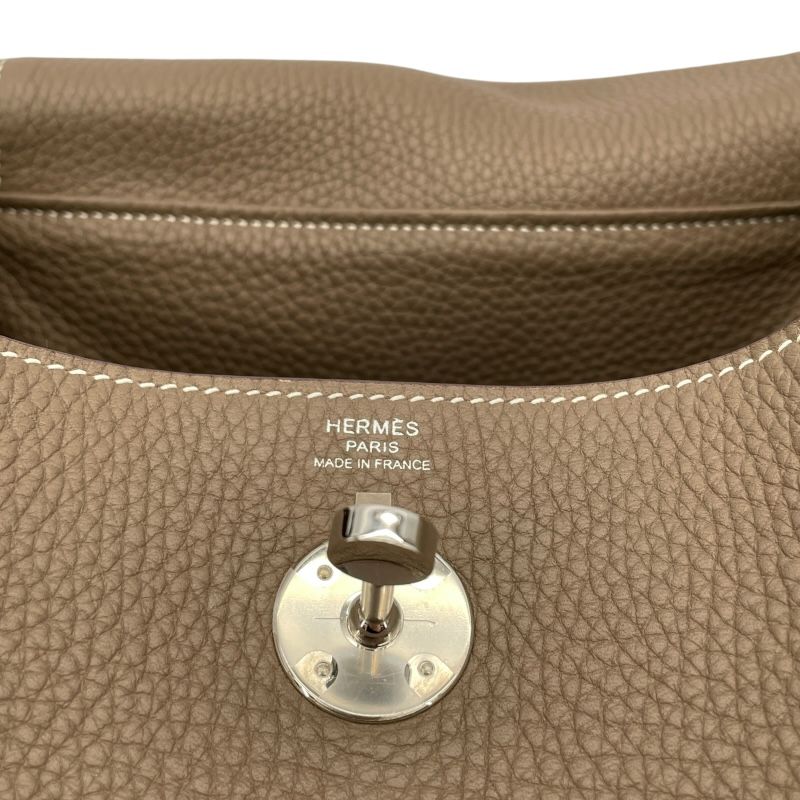 エルメス エルメス HERMES リンディ26 Z刻 エトゥープ SV金具 トリヨン