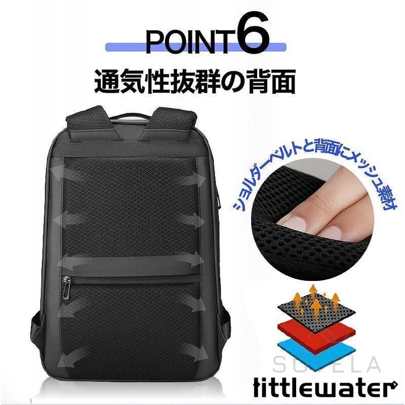 ビジネスリュック 薄型 メンズ ビジネスバッグ リュック 大容量 軽量 スリム 防水 YKK 通勤 旅行 パソコンリュック PC収納 バックパック リュックサック KARIMZIABAT_FR