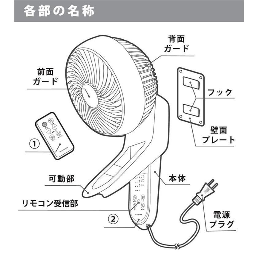 壁掛け 上下左右首振り